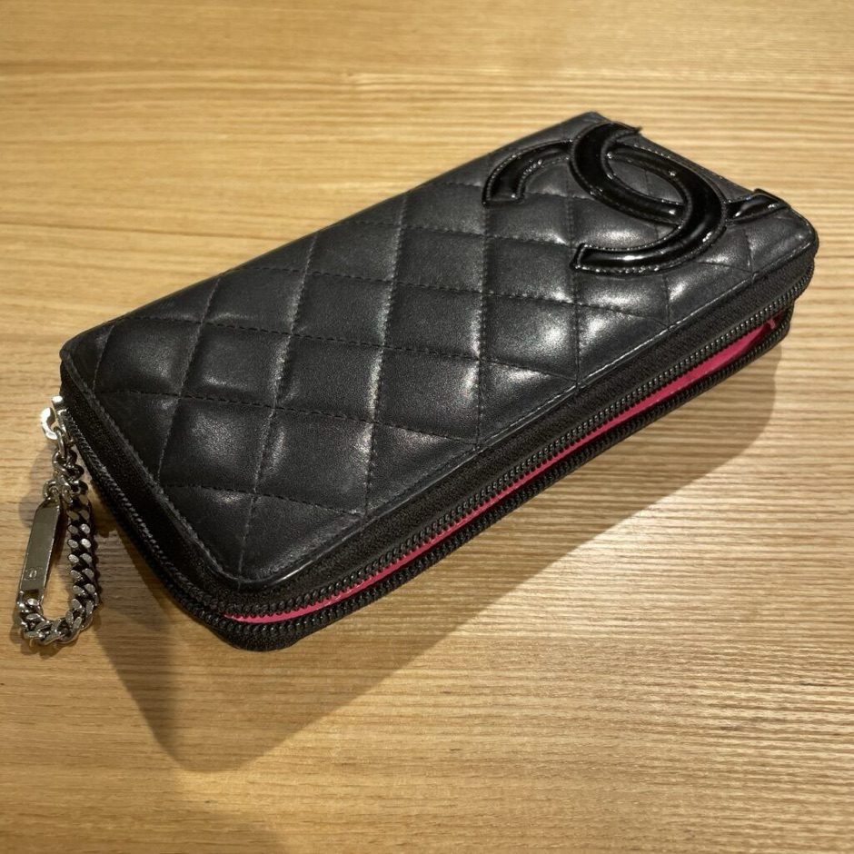 CHANELの財布のファスナー全交換の実績写真